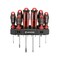 Intertool 12 pcs Screwdriver Set, Precision, Stubby, Wall Mount Rack VT08-3442 - alternate 1